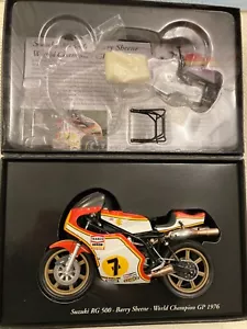 1/12 MINICHAMPS 770007 BARRY SHEENE SUZUKI RG 500 1977 WORLD CHAMPION NEW IN BOX - Picture 1 of 12
