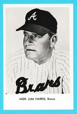 1968 Atlanta Braves Picture Pack 4.5x7 Lum Harris (KCR)
