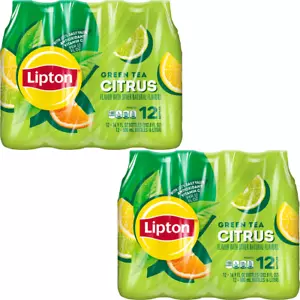 Lipton Green Tea Citrus 16.9 Oz (pack of 24) Free Priority Shipping - Picture 1 of 3