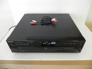 VINTAGE Sony CDP-C335 5 Disc CD Player Carousel Changer w/Cable - NO Remote - Picture 1 of 11