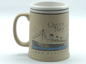 Long Beach California Cup Mug Souvenir Queen Mary Spruce Goose - Picture 1 of 5
