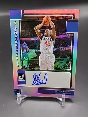 Elton Brand 2022-23 Donruss Signature Series Auto SS-EBR Los Angeles Clippers - Imagem 1 de 2