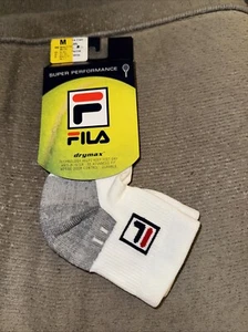 Fila Quarter Tennis Sock Size M 6-8 - Picture 1 of 2