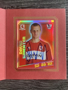 David Wheater Topps Total Football Authentic Signed Autograph Sticker