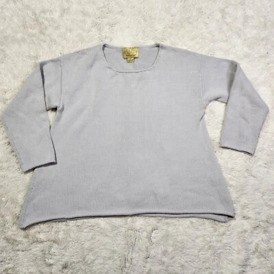 Suéter tejido WildFox etiqueta blanca para mujer talla pequeña holgado gris Pull Over CL Foto 1 de 4