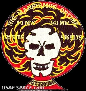 USAF 576th FLIGHT TEST SQ -ICBM-Minuteman- GLORY TRIP 220GM- VAFB- 341 MW -PATCH - Bild 1 von 2