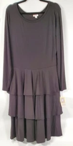 Lularoe Georgia Dress(Size 2XL) Color-Black, NWT, Free Shipping! (7903) - Picture 1 of 4