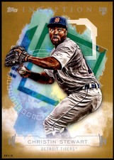 Christin Stewart 2019 Topps Inception 5x7 Gold #78 /10 Tigers