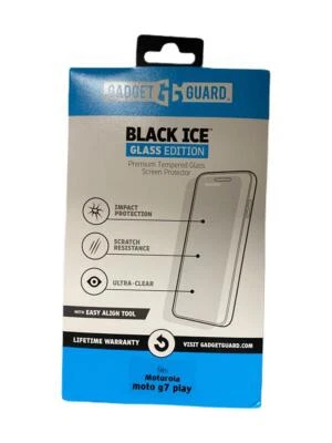 Gadget Guard Black ICE Glass Edition Screen Protector for Motorola Moto G7 Play - Image 1 of 3