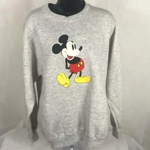 Vintage Velva Sheen Disneyland Mickey Mouse Crewneck Sweater Walt Disney L - Picture 1 of 8