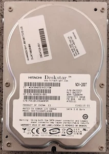 Hard disk drive Hitachi HDS72168 80GB SATA 3.5" internal. - Picture 1 of 6