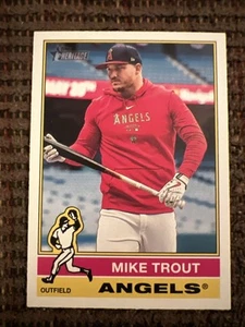 2025 Topps Archives Mike Trout #119 Angeli Variazione Immagine - Foto 1 di 11