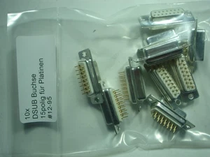 10x DSUB hembra 15 pines para placas #12-95#050a - Imagen 1 de 5