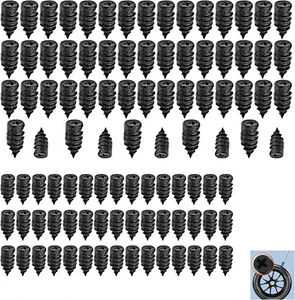 100 Pcs Rubber Tire Nail Repair Kit Screw In Tire Plugs for Car Truck SUV Van - Picture 1 of 2