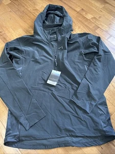 Fossa Apparel Jacket Men's Large Black #5590 Skyline Soft Shell Pullover - Picture 1 of 8