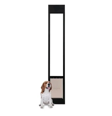 Puerta corredera de vidrio para mascotas PetSafe, puerta para perros 8-1/4 x 12-3/16 apertura con solapa - M Foto 1 de 4