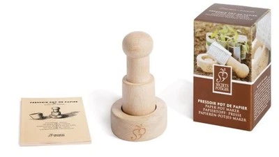 Máquina de ollas de papel Esschert Design USA W4008 Secrets du Potager Foto 1 de 2