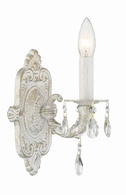 Crystorama Lighting Group 5021-CL-SAQ Paris Market 10" parede alta - Off White - Imagem 1 de 4