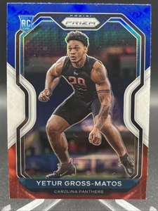 YETUR GROSS MATOS 2020 Panini Prizm RC Rookie RED WHITE BLUE #366 49ers PANTHERS - Picture 1 of 2