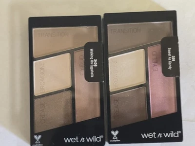 Wet n Wild Coloricon Quad Eye Shadow Walking on Eggshells/Sweet As Candy SEALED - Image 1 of 4