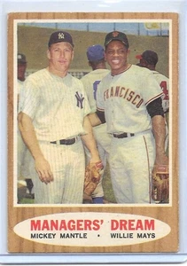 *MICKEY MANTLE / WILLIE MAYS* 1962 Topps #18 PSA Grade Worthy *NrMnt-Mint* - Picture 1 of 2