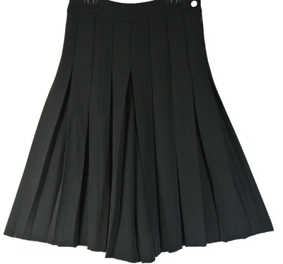 NUEVO, Pantalones Gauchos Gris Jason Wu Pierna Ancha Crepé Caja Plisada en Negro Talla 10 #P3584 Foto 1 de 4