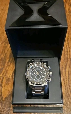 Edox Chronoffshore-1, CO-1, 10221, Cronógrafo Esfera Negra Suiza, 500 m, Auténtico Foto 1 de 4