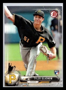Tyler Glasnow Rookie - 2017 Bowman #56 - Los Angeles Dodgers Baseball Card RC LA - Picture 1 of 2