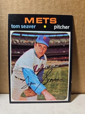 Topps #160 1971 Tom Seaver METS EX-MT centrado  Foto 1 de 2