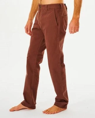 PANTALÓN RECTO ÉPICO 40 Rip Curl para Hombres Nuevo - CPAAM9 Chocolate Polvo Precio de venta sugerido por el fabricante 89,99 USD Foto 1 de 2
