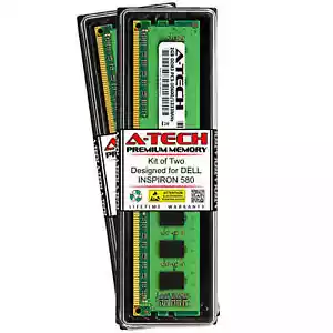 4GB 2x 2GB PC3-10600 Dell Inspiron 580 Memory RAM - Picture 1 of 7