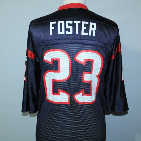 NEW GORGEOUS Reebok On-Field NFL Houston Texans Arian Foster 23 Blue Jersey 2XL Cover