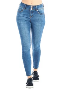 Ci Sono Women's Classic Blue Denim Pants The Push Up High Waist Jeans - 29 - Picture 1 of 2