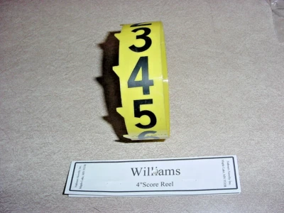 Carretes Williams, United, Shuffle Alley Pinball 4" muy bonitos, limpios, amarillos. Foto 1 de 4