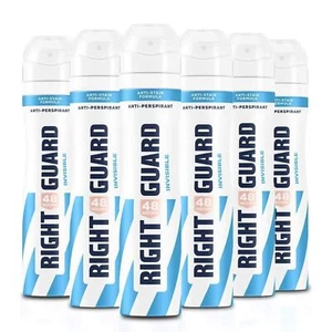 6x Right Guard Women Total Defence 5 Invisible Anti-Perspirant 250ml - Picture 1 of 1