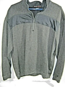 Tiger Woods Collection 1/4 Zip Pullover Sweater Gray Long Sleeve Size XL (H2) - Picture 1 of 8