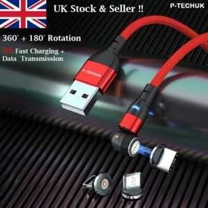 2025 3 in 1 Fast Charging Magnetic Data Syn Cable USB Cable Phone Charger A17 - Picture 1 of 12