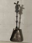 Vintage Silverplate spoon Holland Windmill Sugar Shovel 90 embossed