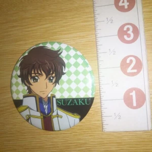 A71085 Code Geass : Lelouch of the Rebellion Can badge Suzaku Kururugi - Picture 1 of 3