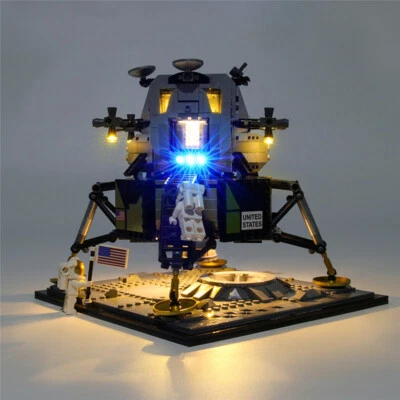 LED Light Kit For NASA Apollo 11 Lunar Lander Moon Landing  LEGOs Creator 10266 - Image 1 of 4