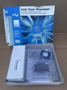 NEW 2004 INTEL XEON CPU PROCESSOR2.40 GHZ DUAL 604-PIN MICRO-PGA SL7DF - Picture 1 of 9