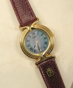 TAVERNIER Data Orologio al quarzo rotondo Watch vintage anni 90 NUOVO donna - Imagen 1 de 7