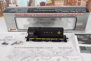 Atlas HO Scale No.303 Erie HH660 Alco Diesel Locomotive W/Box #100000424