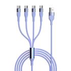 USB C Splitter Cable,USB A Male to 4 Type-C Male Charing Cable,4 in 1 USB Cable