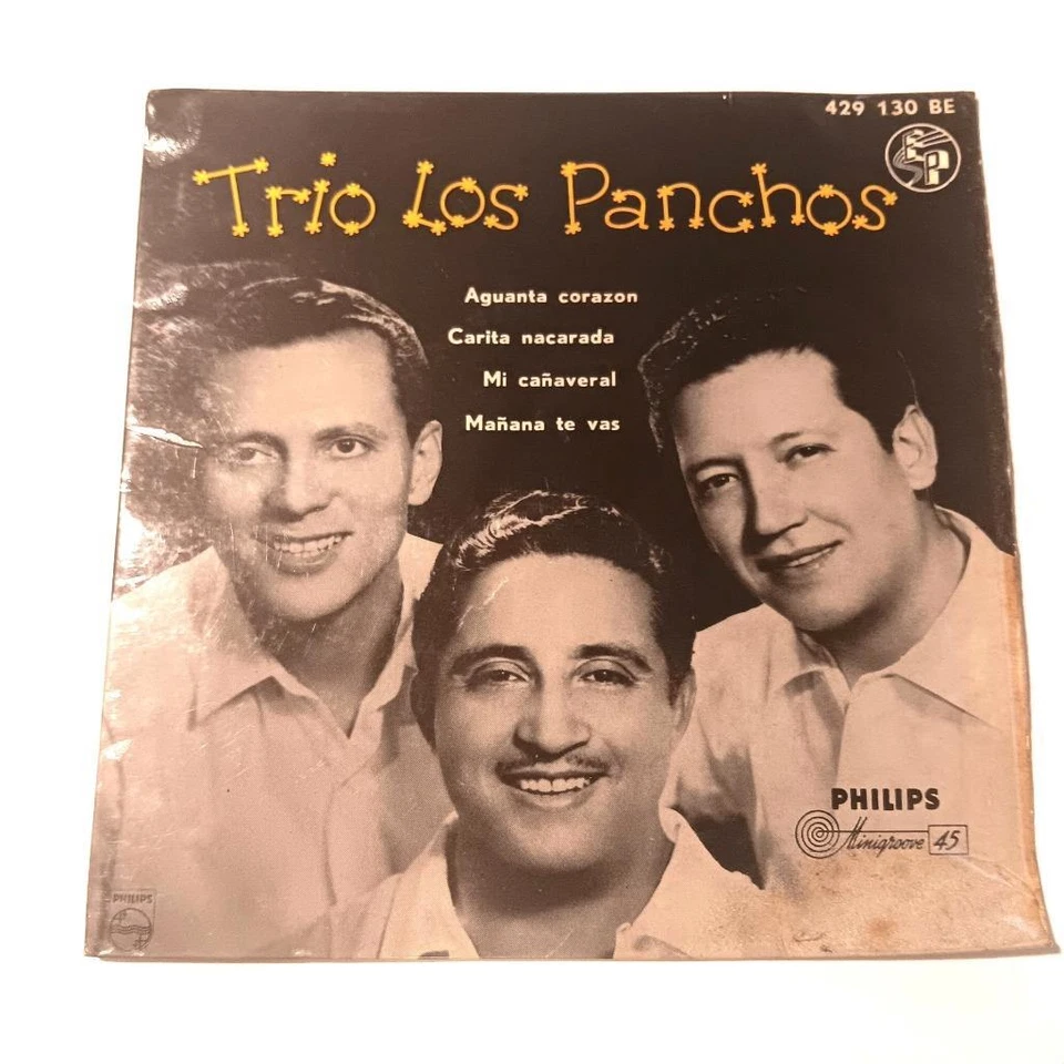 Trio Los Panchos - Aguanta Corazon + 3 7" 45 rpm EP Spain Bolero HEAR - Image 1 of 1