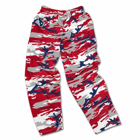 Zubaz NFL Men's Houston Texans Casual Active Camo Pants Cover