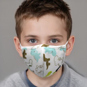 2 pack of kids Face Mask Reusable Washable Adjustable Cotton Nose Wire - Bild 1 von 9