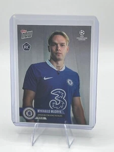 Mykhailo Mudryk 2022-23 Topps Now UCL - #071 - Rookie - Chelsea - Imagen 1 de 2