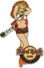 Hard Rock Cafe CLEVELAND 2007 SEXY FOOTBALL CHEERLEADER Girl Pom Pom PIN #40809