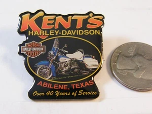 KENT'S ABILENE TEXAS HARLEY DAVIDSON DEALERSHIP PIN - Picture 1 of 2